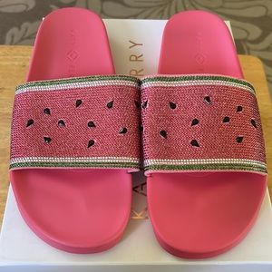 Katy Perry The Jimmi Watermelon Embelished Slide Sandal